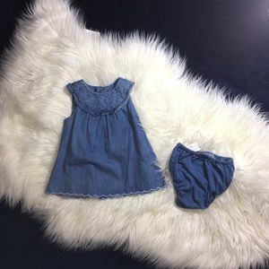 Baby Zara Jean dress 1-3 months